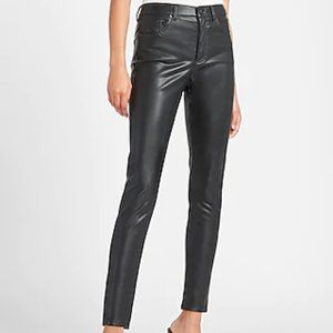 Express High Rise Skinny Faux Leather Pants NWOT